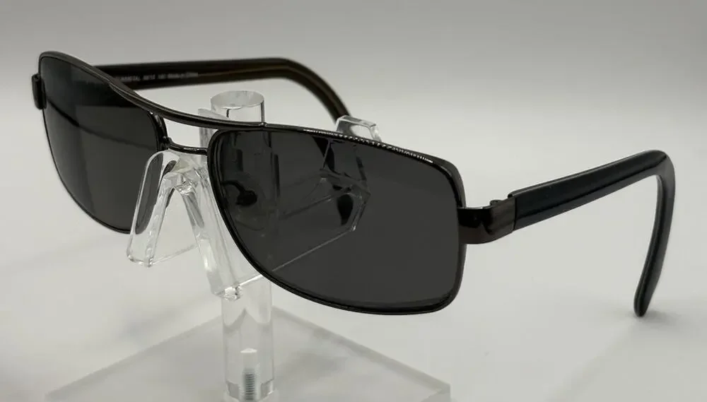 Kirkland Signature KS145 Twin Falls Brown Sunglasses Rectangular Unisex 59-15